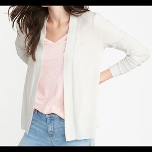 White  cardigan